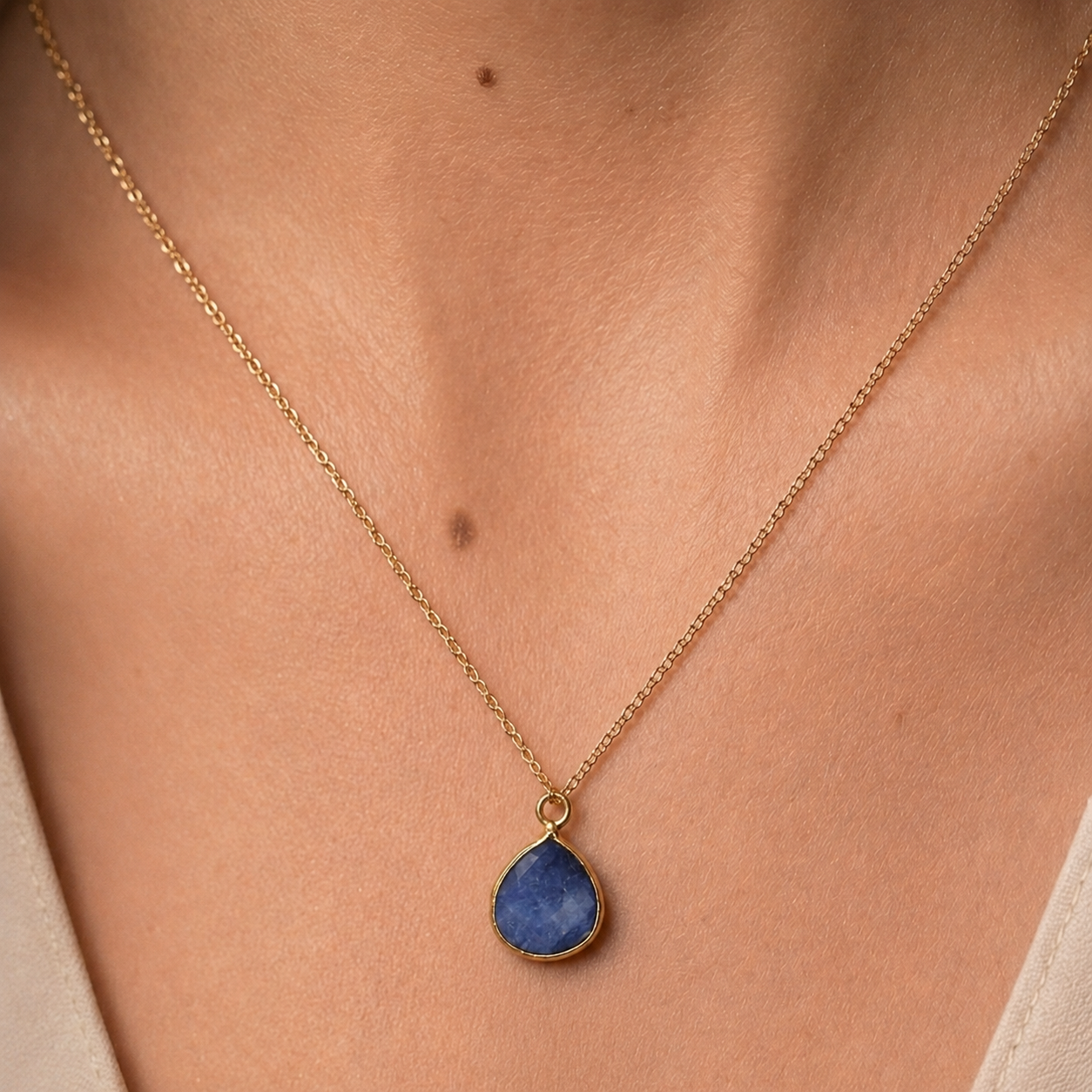 Blue Sapphire Pendant