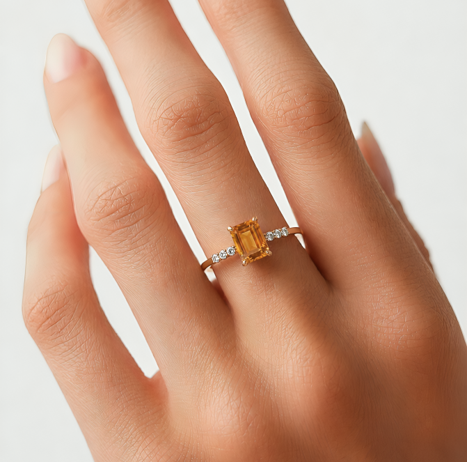 Citrine Ring – Prism Custom Designed