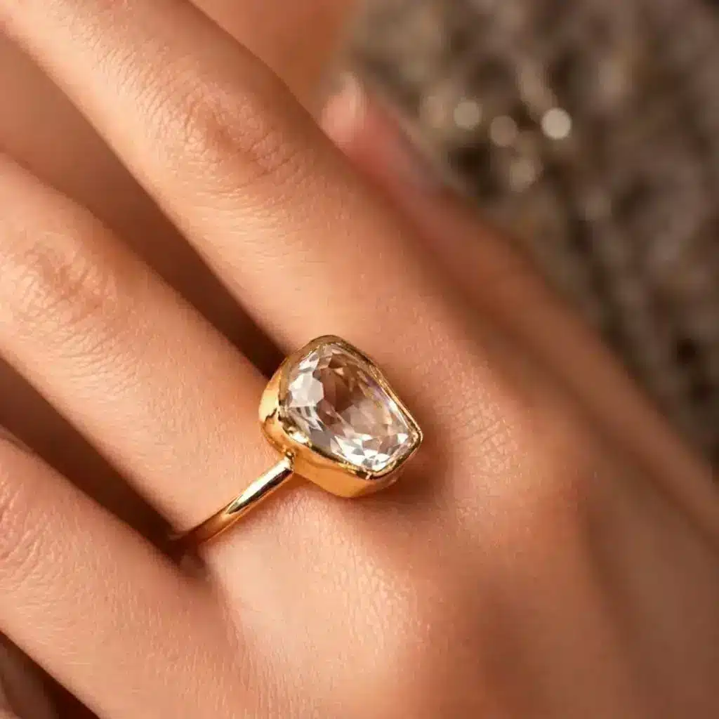 Clear Quartz Ring